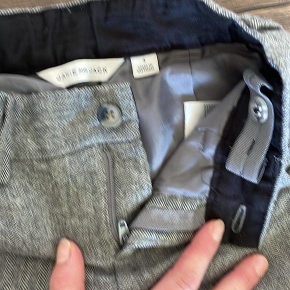 Janie and Jack Gray Formal Straight-Leg Trousers - Picture 3 of 3